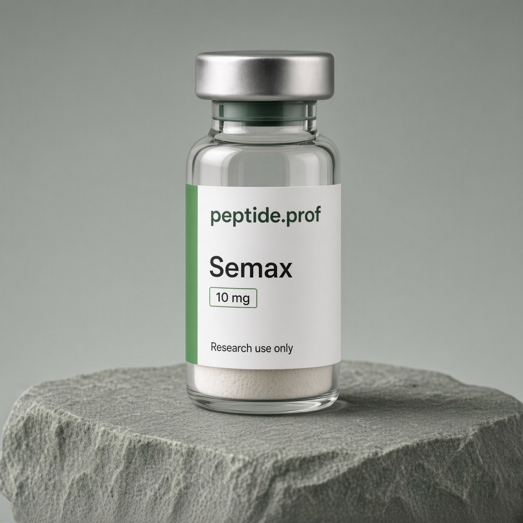 peptide.prof branded Semax research material.